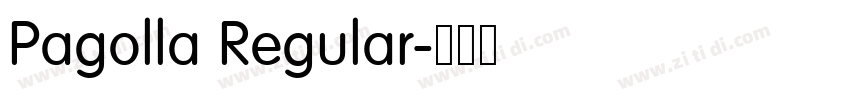 Pagolla Regular字体转换